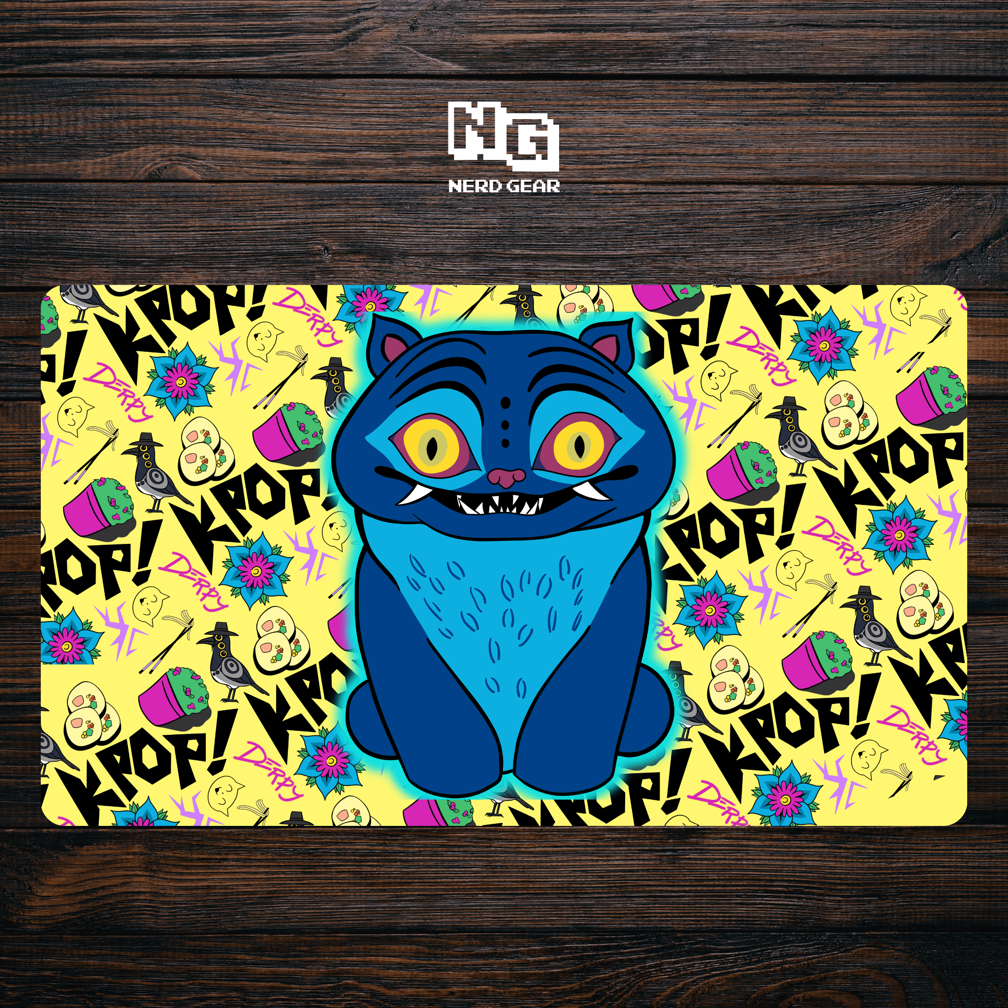 Derpy Cat - TCG MTG Playmat