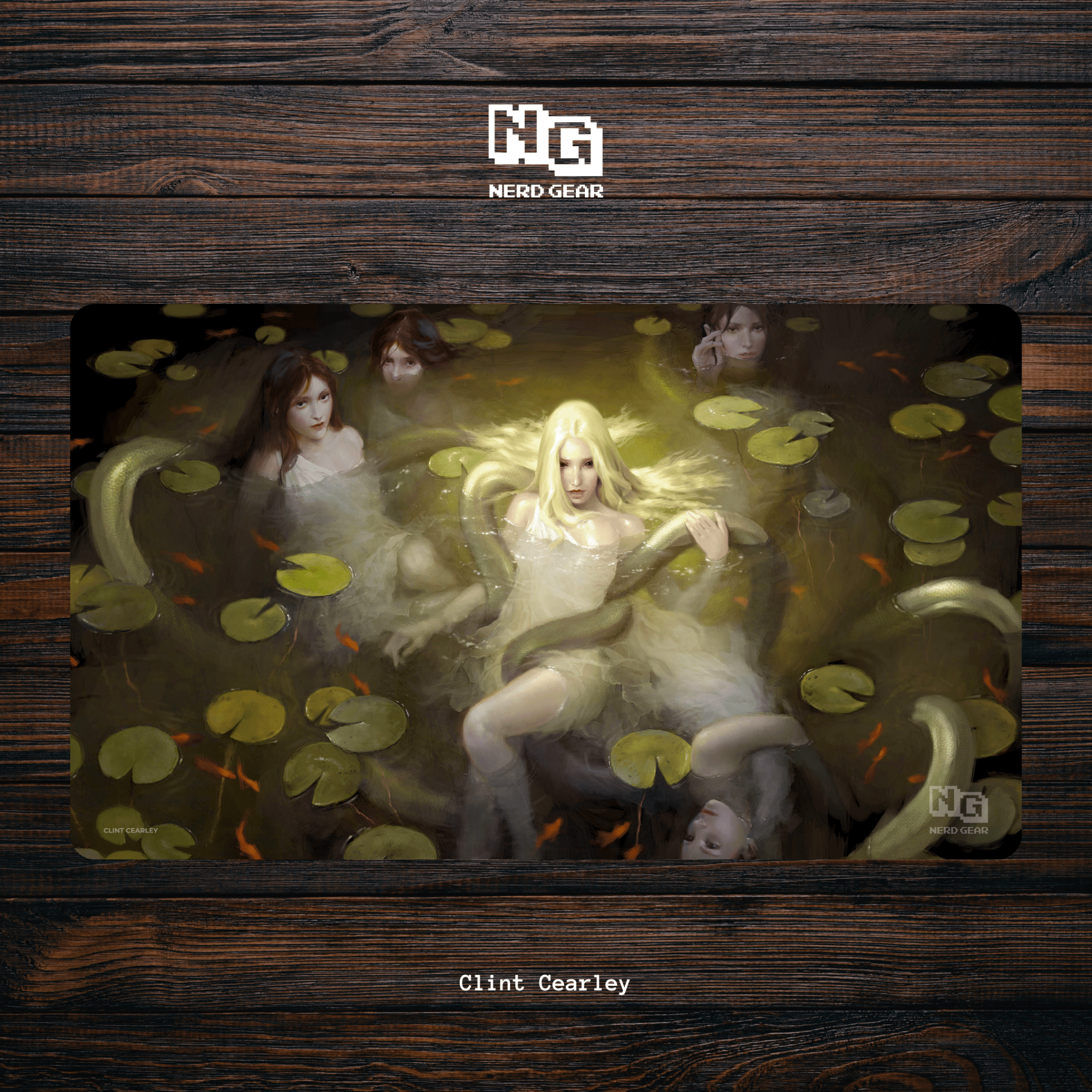 Naiads by Clint Cearley - TCG MTG Playmat