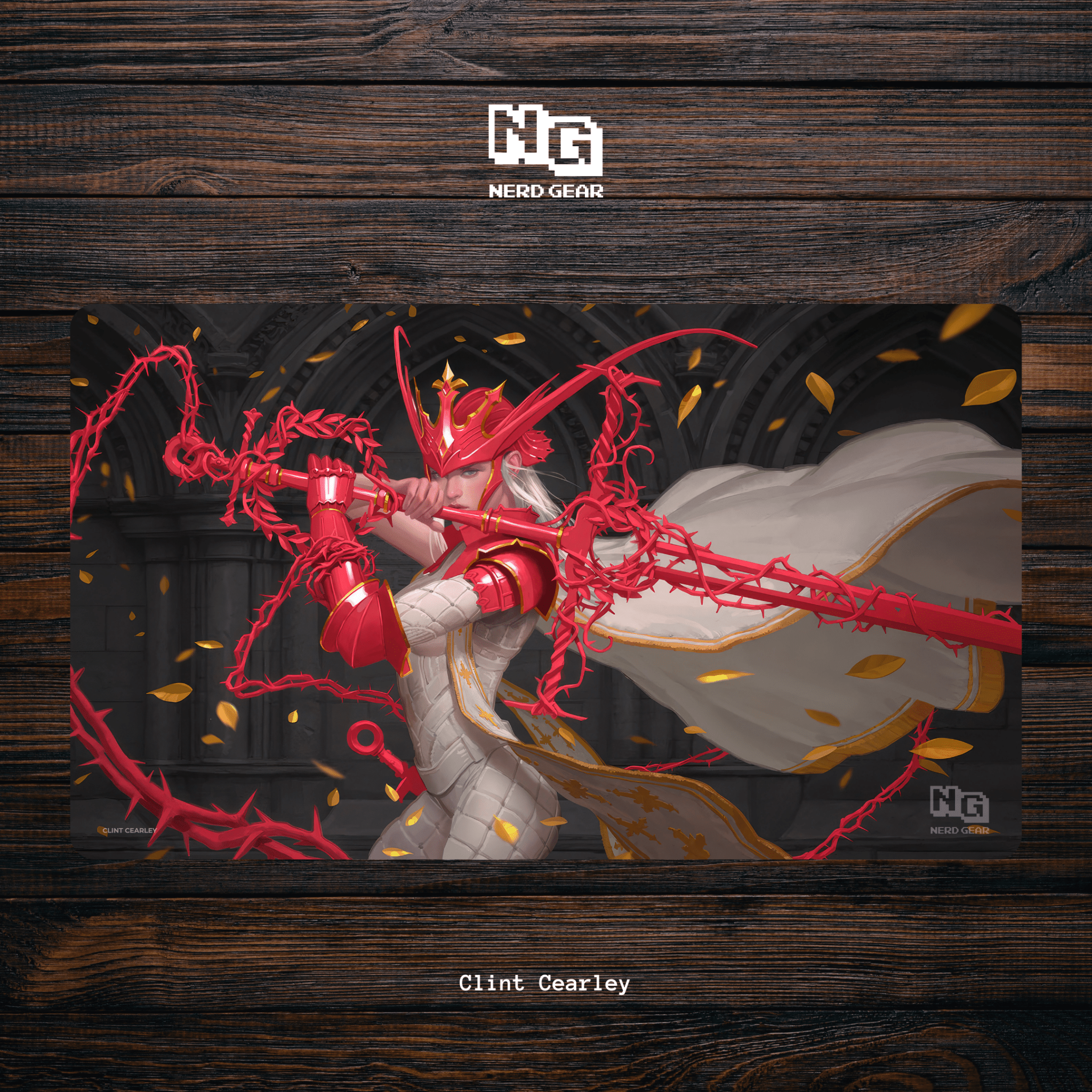Red Thorn by Clint Cearley - TCG MTG Playmat