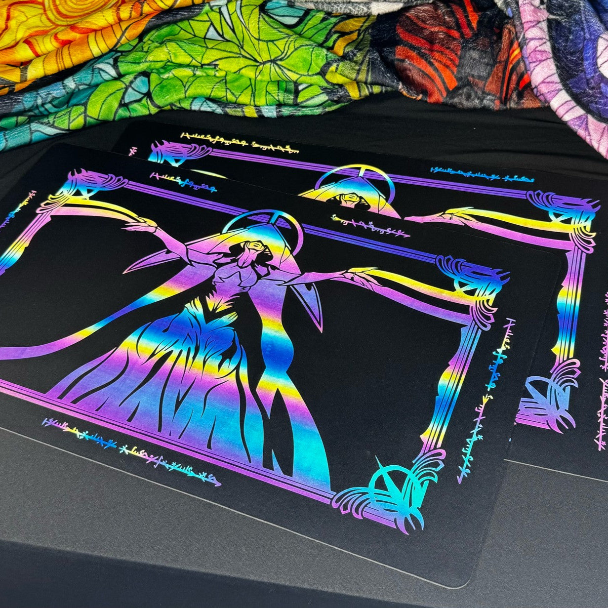 FOIL Oil-Slick Mother Playmat - Serialized