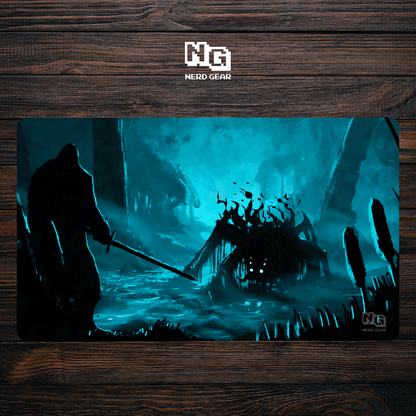 Bogbound Behemoth - Premium TCG Playmat - MTO - Nerd Gear Gaming Inc.