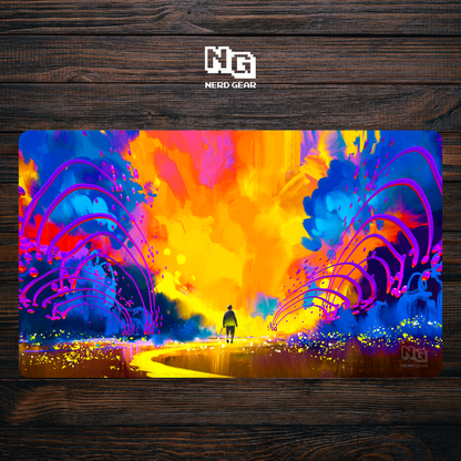 Chromatic Horizon - Premium TCG Playmat - MTO - Nerd Gear Gaming Inc.