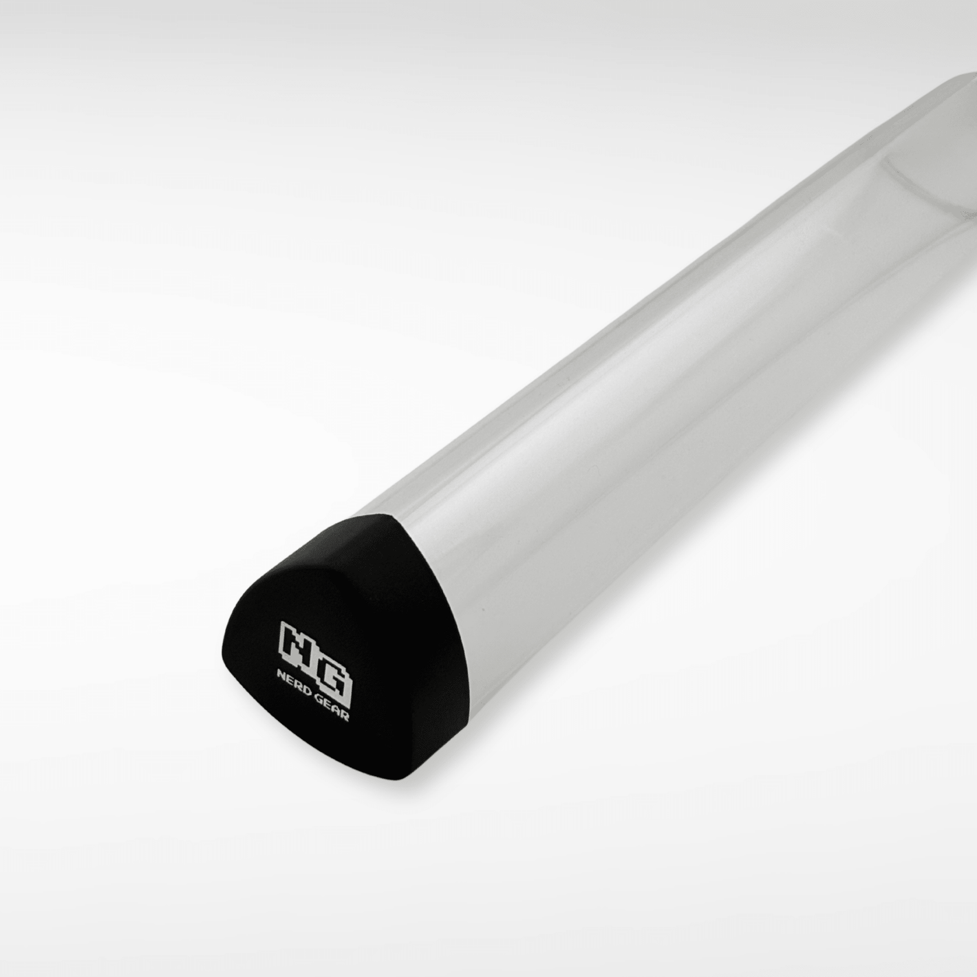 Clear Triangle Playmat Tube - CPM Addon - Nerd Gear Gaming Inc.