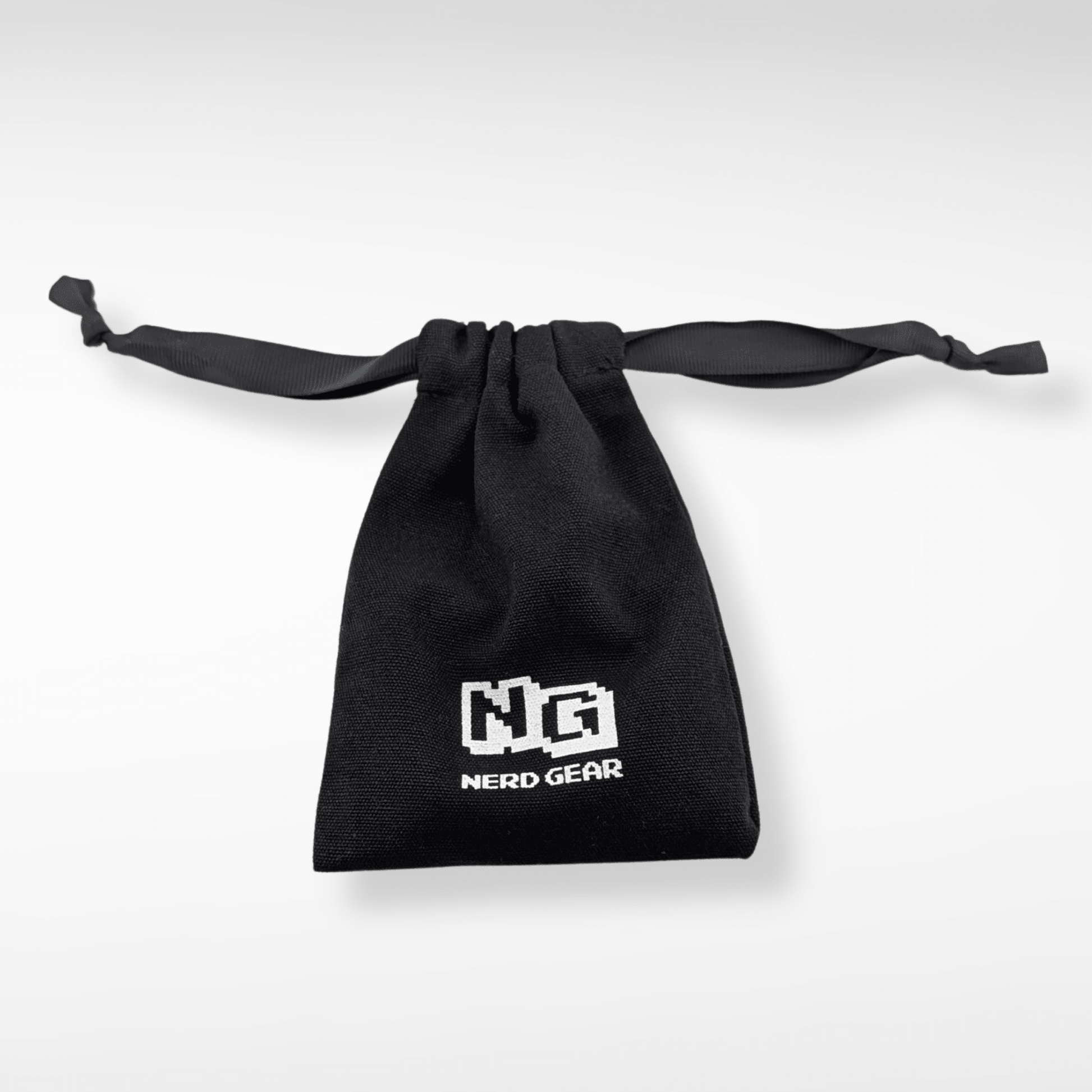 Cloth Dice Bag - Black - Nerd Gear Gaming Inc.