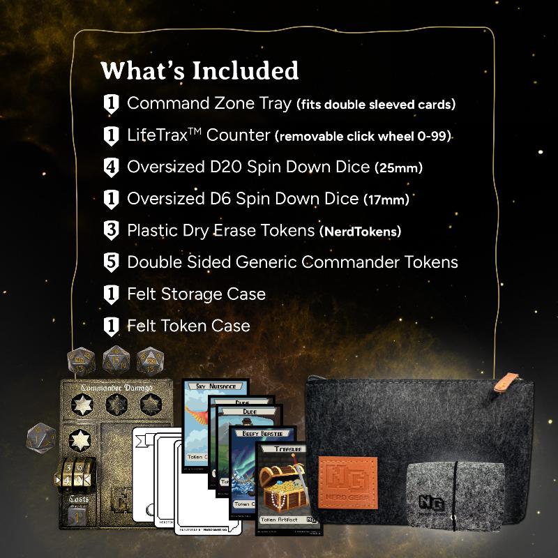 essentials gear Commander Essentials Kit | MTG Commander Accessories Bundle