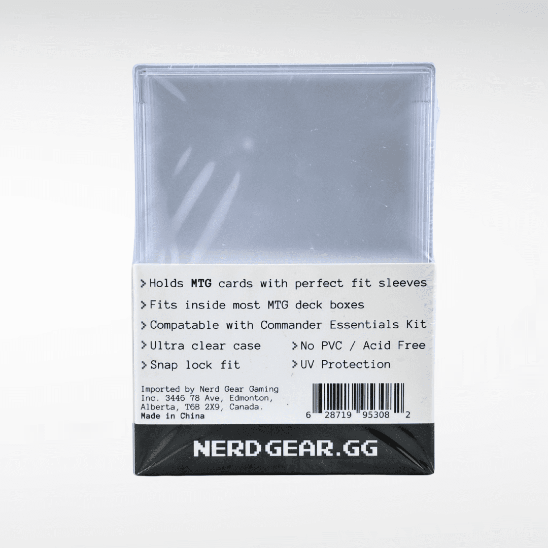 Commander Shield (5-Pack) | Single Card Protectors for MTG | Nerd Gear