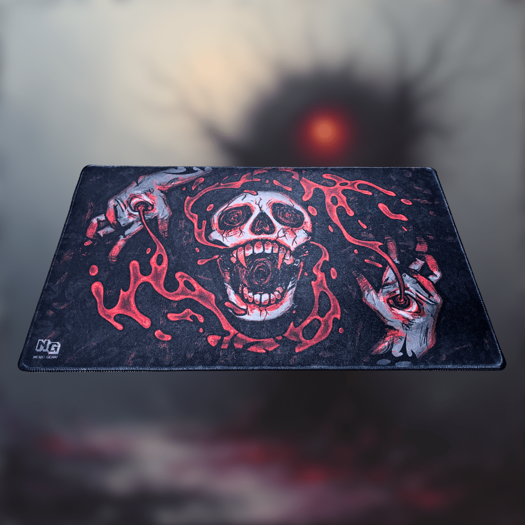 Crimson Scream Playmat - Nerd Gear Gaming Inc.