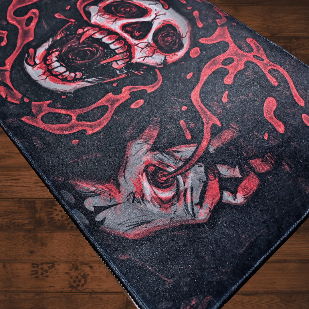 Crimson Scream Playmat - Nerd Gear Gaming Inc.