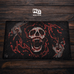 Crimson Scream Premium TCG Playmat - Nerd Gear Gaming Inc.