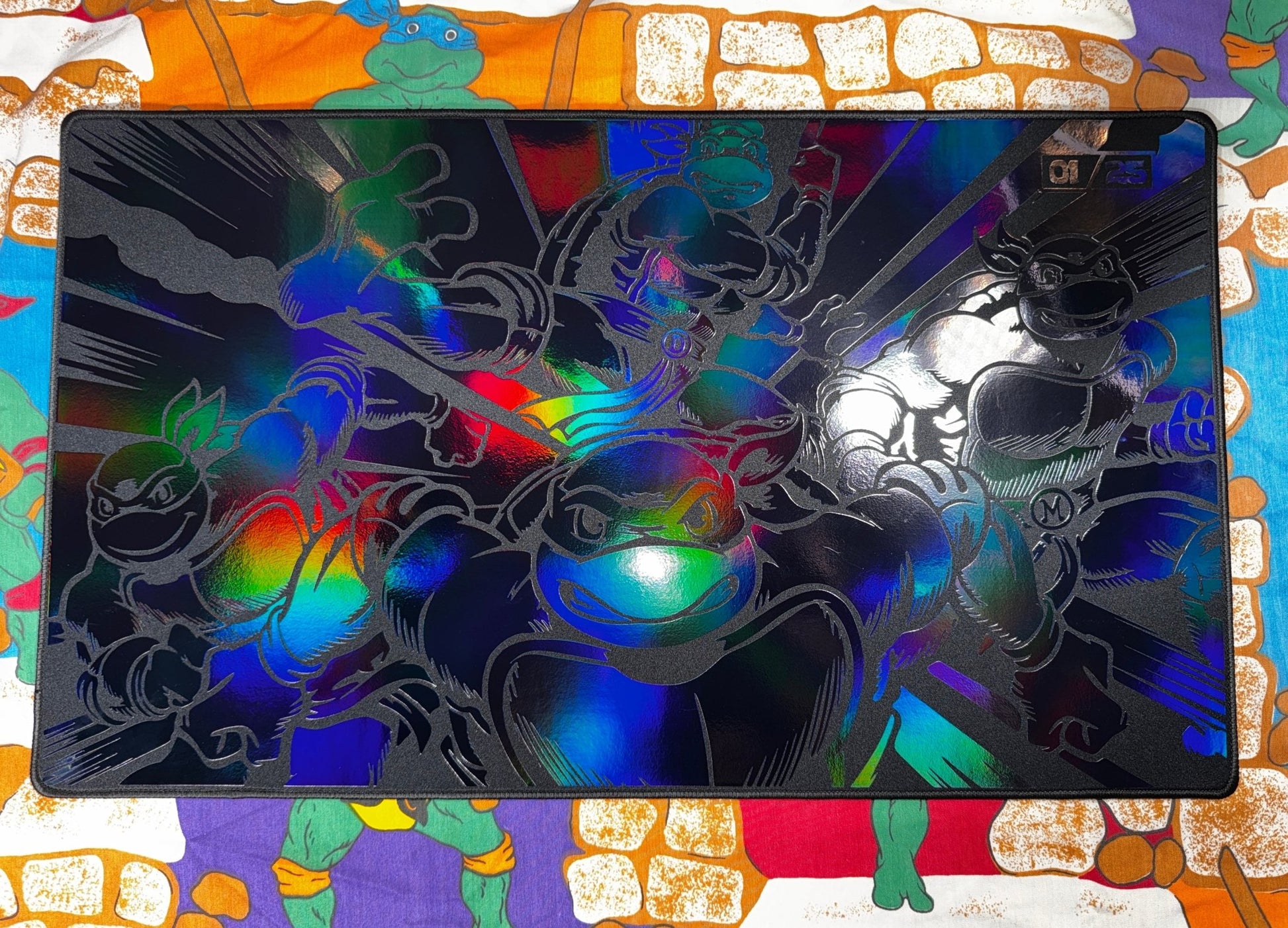 Custom Foil Playmat TURTLE POWER! - Nerd Gear Gaming Inc.