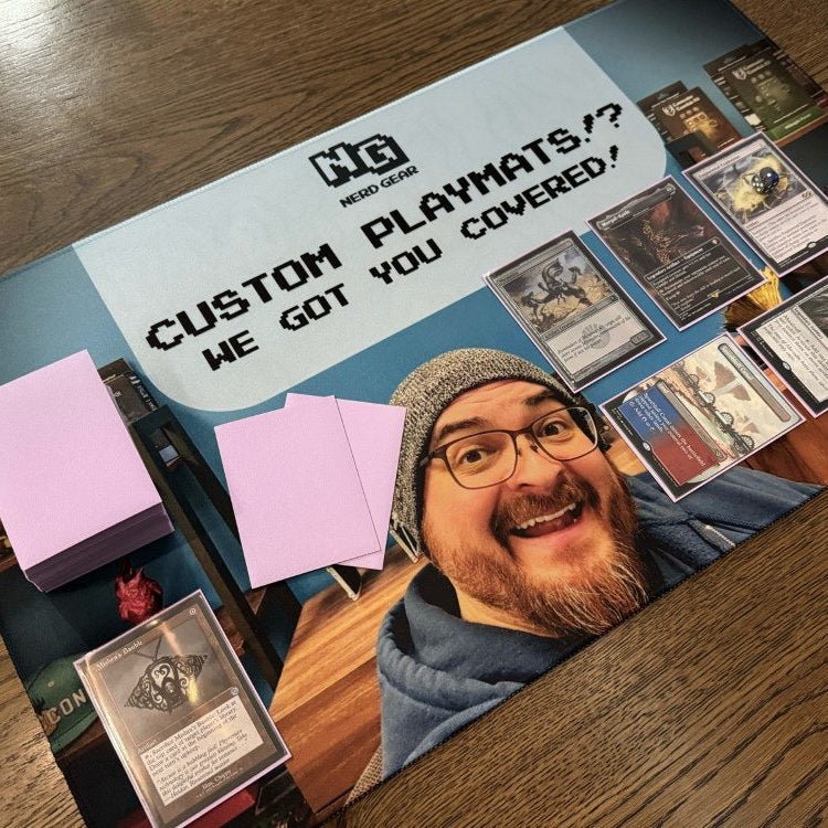 Custom Print TCG Playmat (Upload Your Art) - Nerd Gear Gaming Inc.