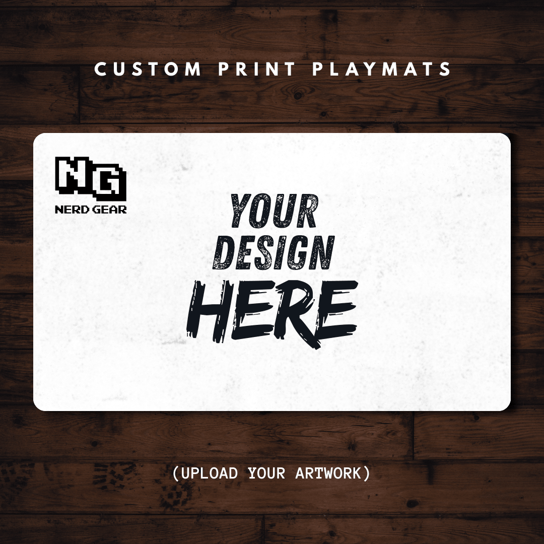 Custom Print TCG Playmat (Upload Your Art) - Nerd Gear Gaming Inc.