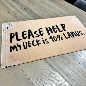 90% Lands Cardboard - Premium TCG Playmat - MTO