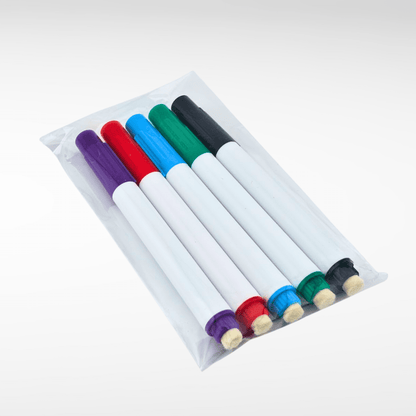 Dry Erase Markers - 5 Pack Multicolor - Nerd Gear Gaming Inc.