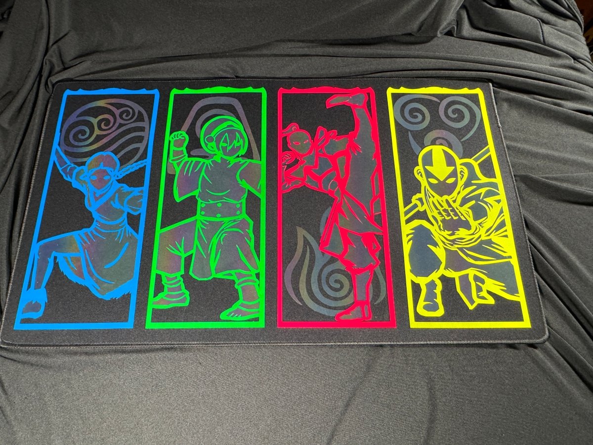 FOIL Neon Ink Bending Playmat - Serialized - Nerd Gear Gaming Inc.