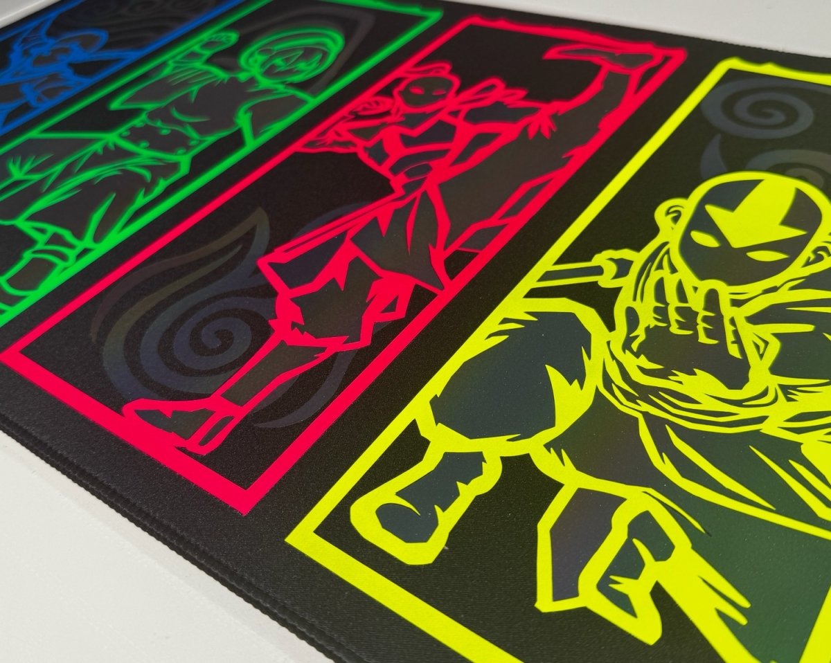 FOIL Neon Ink Bending Playmat - Serialized - Nerd Gear Gaming Inc.