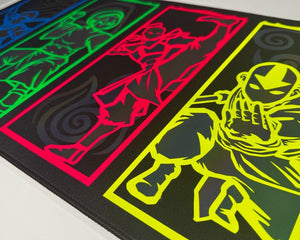 FOIL Neon Ink Bending Playmat - Serialized - Nerd Gear Gaming Inc.