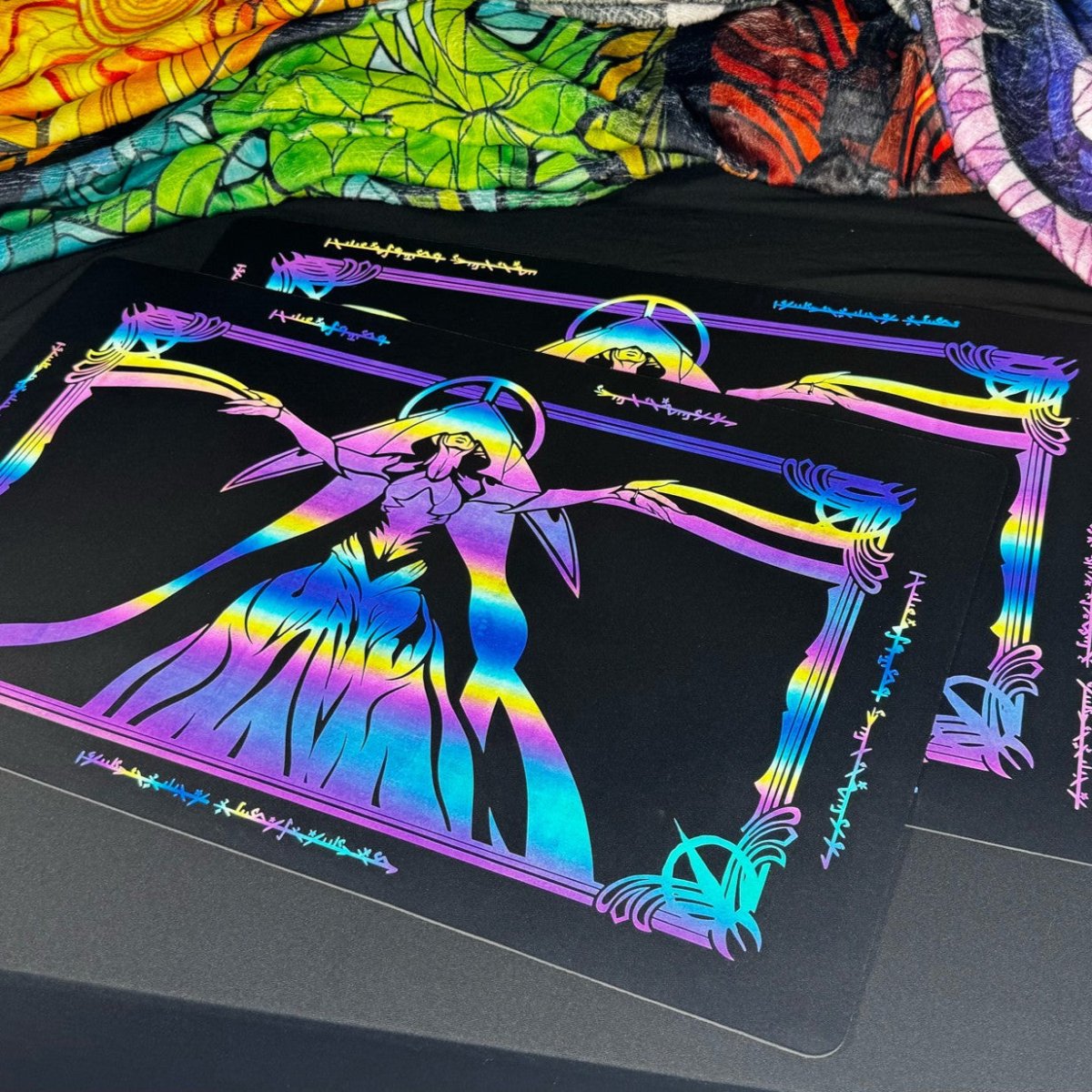 FOIL Oil - Slick Mother Playmat - Serialized - Nerd Gear Gaming Inc.