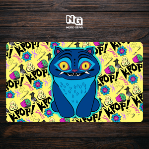 KPOP Derpy Cat - Premium TCG Playmat - MTO - Nerd Gear Gaming Inc.