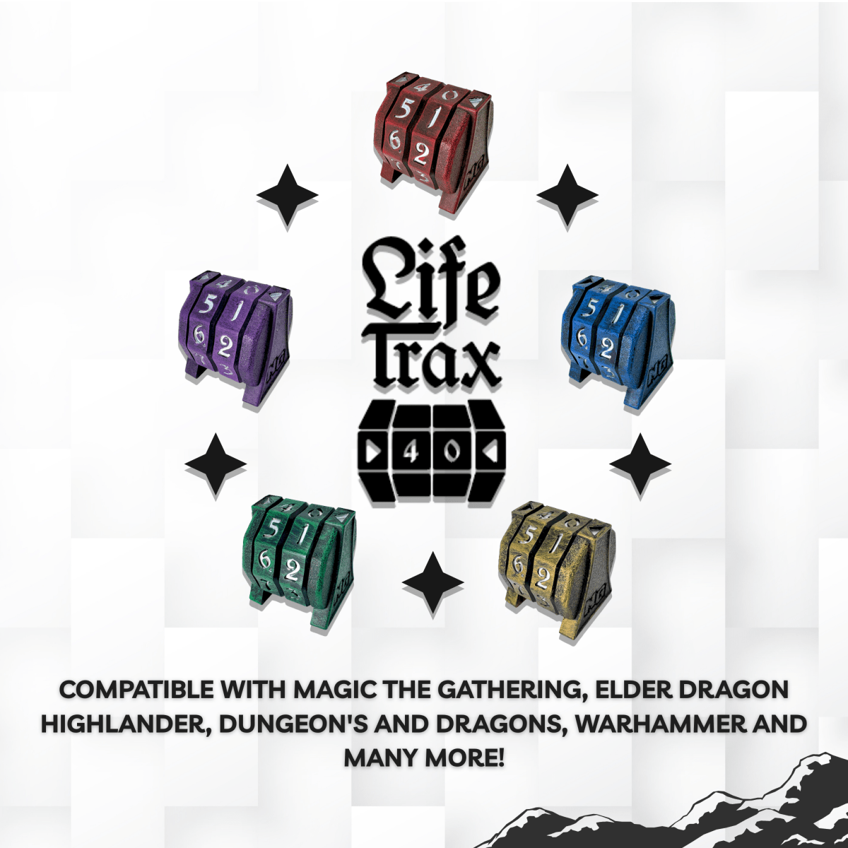 0-99 Life Counter | Life Tracker for TCGs & MTG | Nerd Gear 0-99 Life Counter | Life Tracker for TCGs & MTG | Nerd Gear