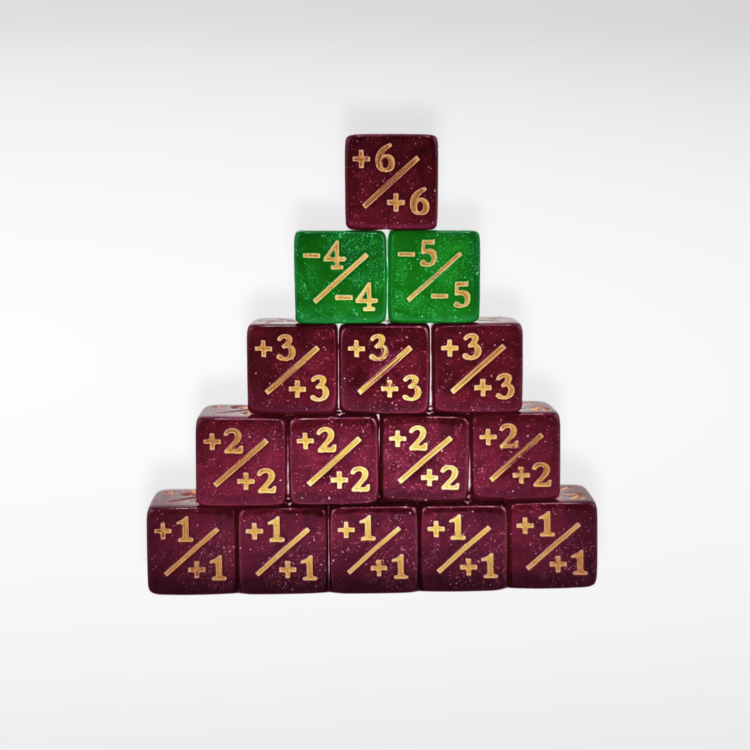 Mini +1/+1 (Plus One) 12mm Dice for MTG - Nerd Gear Gaming Inc.