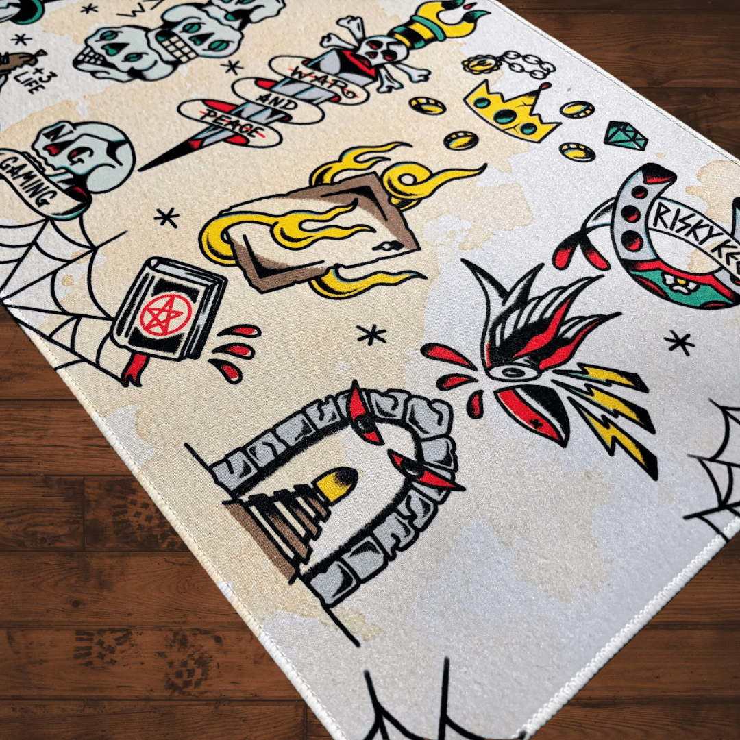 Mr. Dom Tattoo Custom MTG Playmat - Nerd Gear Gaming Inc.