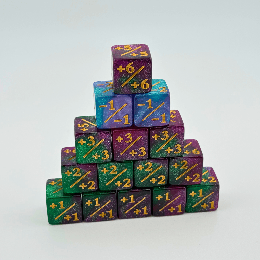 MTG Plus 1 Counter +1/+1 Dice - 15 Pack - Nerd Gear Gaming Inc.
