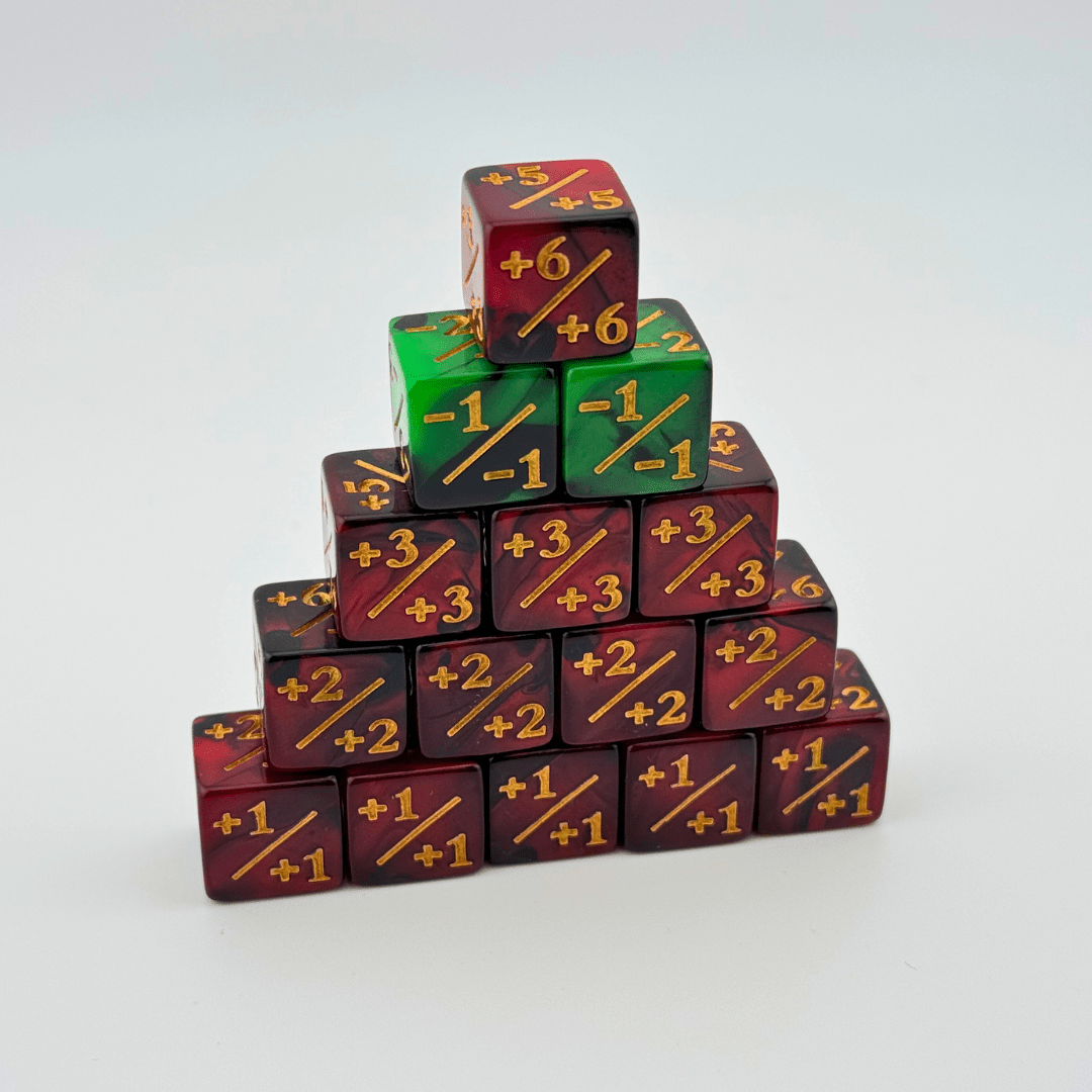 MTG Plus 1 Counter +1/+1 Dice - 15 Pack - Nerd Gear Gaming Inc.