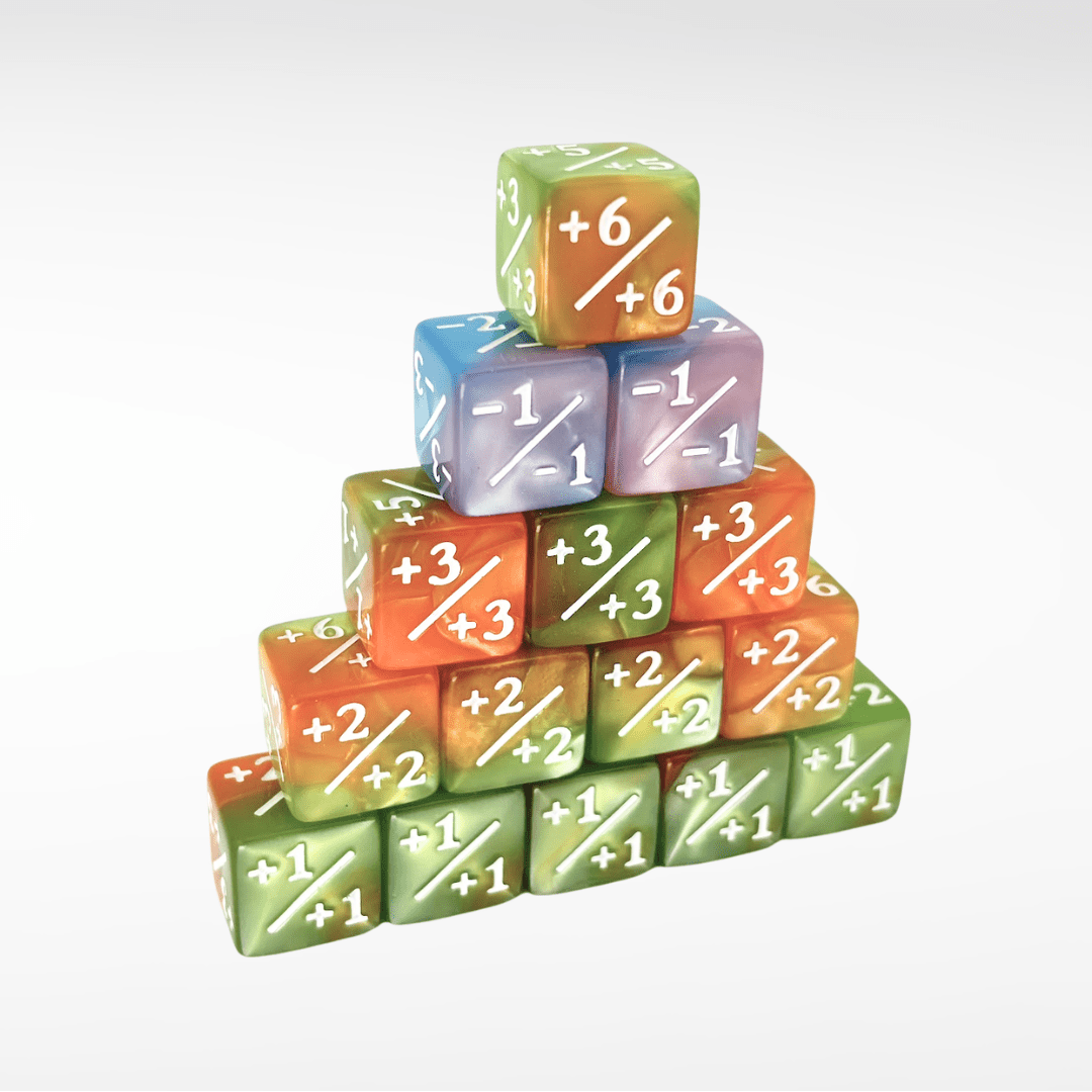 MTG Plus 1 Counter +1/+1 Dice - 15 Pack - Nerd Gear Gaming Inc.