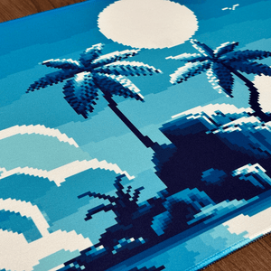 Pixel Island - Premium TCG Playmat - MTO - Nerd Gear Gaming Inc.