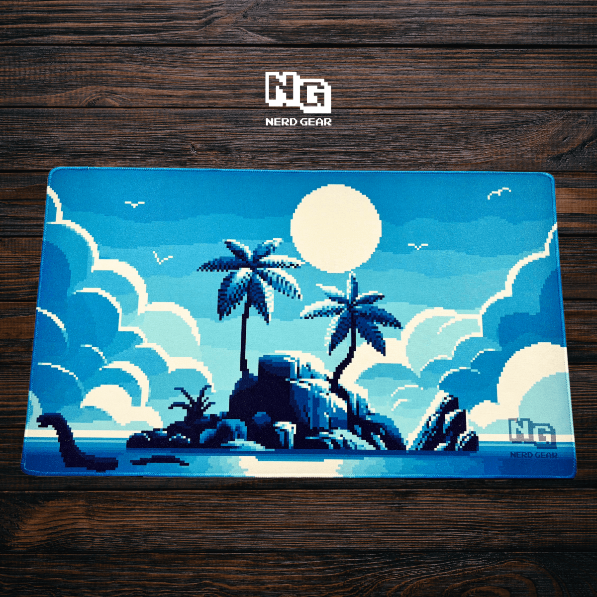 Pixel Island - Premium TCG Playmat - MTO - Nerd Gear Gaming Inc.