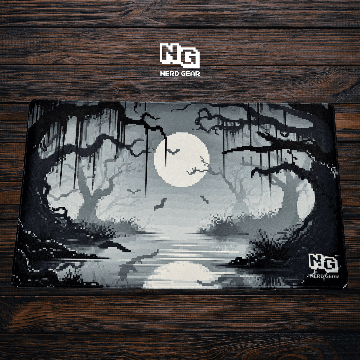 Pixel Swamp - Premium TCG Playmat - MTO - Nerd Gear Gaming Inc.