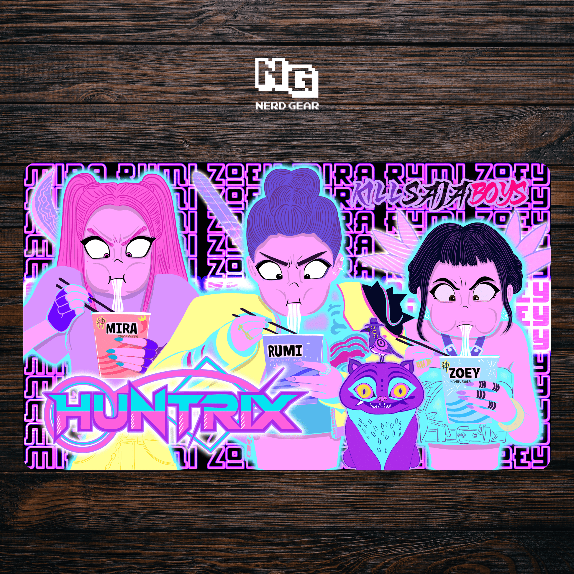 Pre - game Ramyeon - Premium TCG Playmat - MTO - Nerd Gear Gaming Inc.