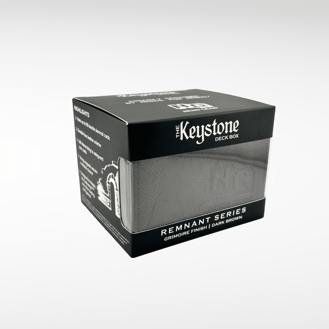 (PRE-ORDER) - The Keystone - Remnant Series - Grimoire Dark Brown - Nerd Gear Gaming Inc.