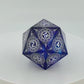 The Twelve Constellations – 55mm Handmade Resin D20 Dice