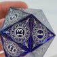The Twelve Constellations – 55mm Handmade Resin D20 Dice