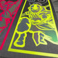 FOIL Neon Ink Bending Playmat - Serialized