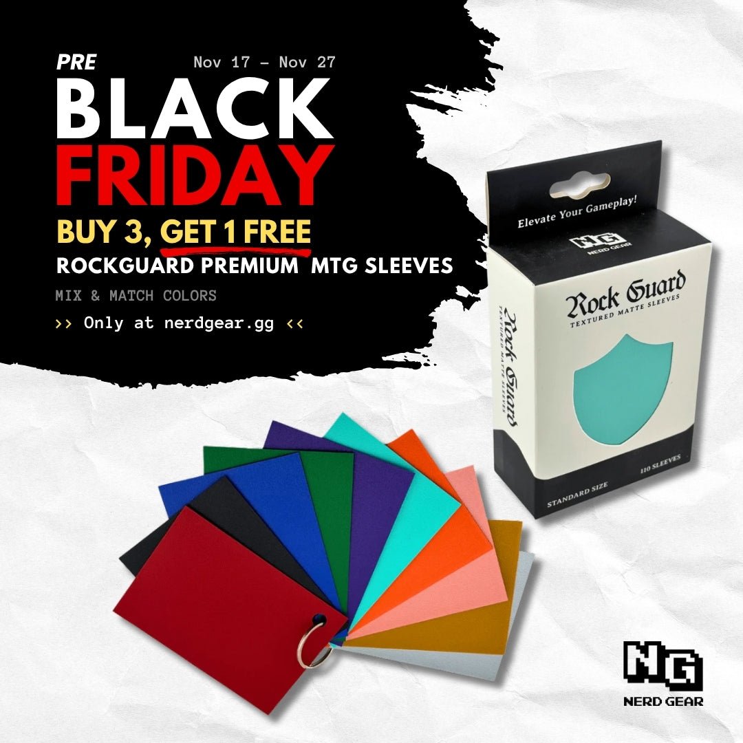 Rock Guard Premium MTG Sleeves - 110 Pack - Nerd Gear Gaming Inc.