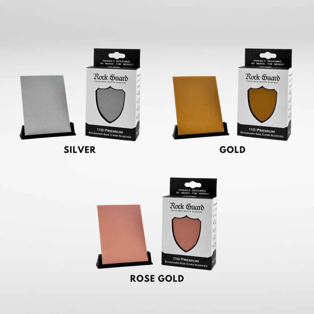 Rock Guard Sleeves 110 | Rough Textured MTG Sleeves | Nerd Gear Rock Guard Sleeves 110 | Rough Textured MTG Sleeves | Nerd Gear