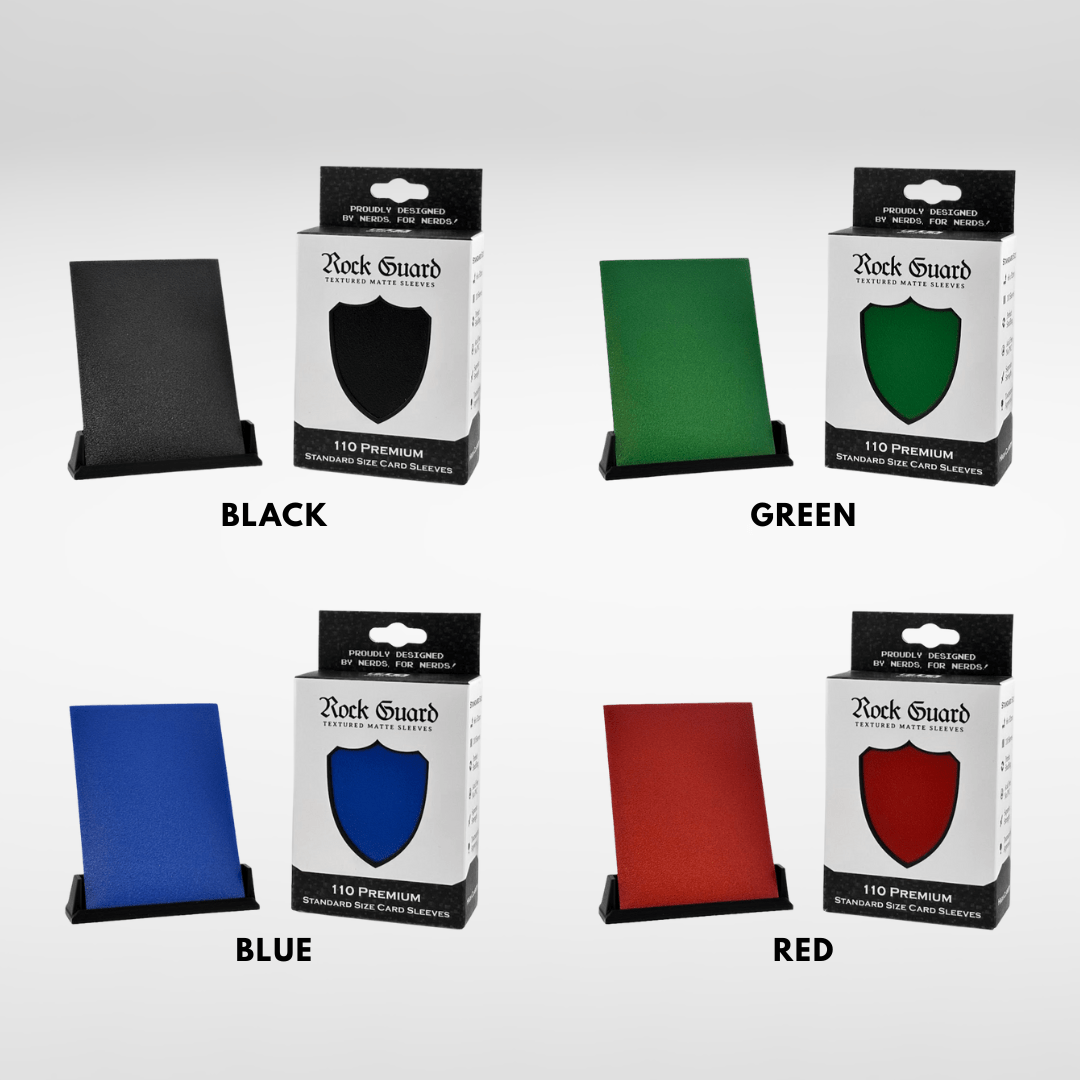 Rock Guard Sleeves 110 | Rough Textured MTG Sleeves | Nerd Gear Rock Guard Sleeves 110 | Rough Textured MTG Sleeves | Nerd Gear