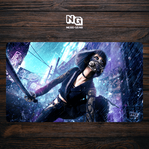 Sector 9 Assassin - Premium TCG Playmat - MTO - Nerd Gear Gaming Inc.