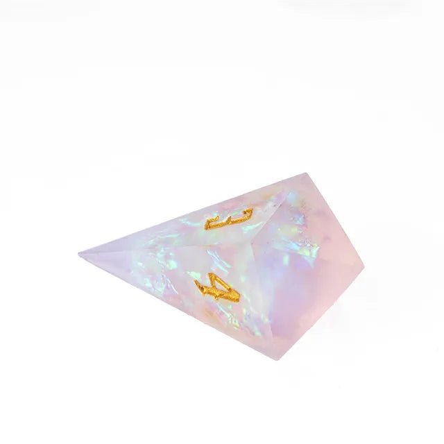 The Aurora Mist – 7pc Handmade Frosted Dice Set - Nerd Gear Gaming Inc.