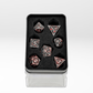 The Blood - Cursed Totem - 7pc Solid Metal Dice Set - Nerd Gear Gaming Inc.