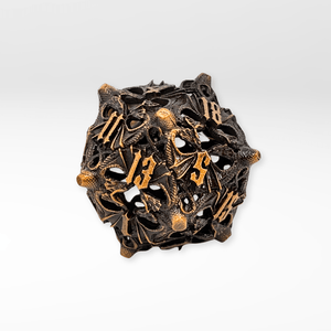 The Dragon Nest - 7pc Hollow Metal Dice Set - Nerd Gear Gaming Inc.