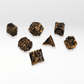 The Dragon's Scourge - 7pc Solid Metal Dice Set - Nerd Gear Gaming Inc.