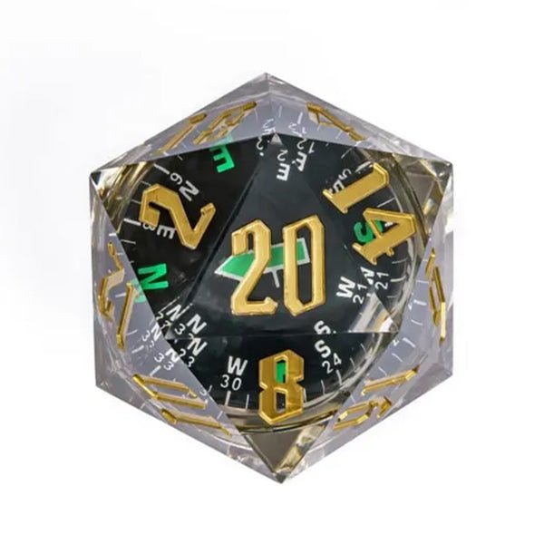 The Navigator's Destiny – 55mm Compass D20 Dice - Nerd Gear Gaming Inc.