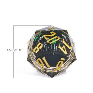 The Navigator's Destiny – 55mm Compass D20 Dice - Nerd Gear Gaming Inc.