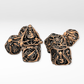 The Necromancer's Coffin - 7pc Hollow Metal Dice Set - Nerd Gear Gaming Inc.
