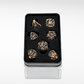 The Necromancer's Coffin - 7pc Hollow Metal Dice Set - Nerd Gear Gaming Inc.