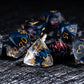 The Shadow Bloom – 7pc Handmade Sharp Lotus Dice Set - Nerd Gear Gaming Inc.
